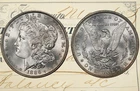 1886 CHOICE to GEM BU MS MORGAN SILVER DOLLAR ~ FROM ORIGINAL BANK BAG! ~ LOT