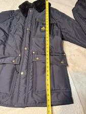 RefrigiWear Men's Insulated Bib coat snap zipper black medium- See Descriptio