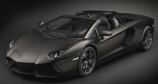 Pocher HK121F Pocher Lamborghini Aventador LP700-4 Roadster 2013 Nero Nemesis 1/