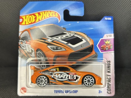 Hot Wheels Toyota GR86 Cup Compact Kings – 1/64 Modellauto In Orange, Limitierte Edition 79/250