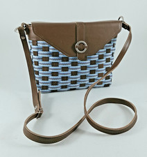 Longaberger 2009 To Go Crossbody Cabana Blue Medium Buckle Bag, new never used
