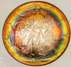 1986 American Silver Eagle OLD PCI   Vibrant Target 🎯 Rainbow Toning.