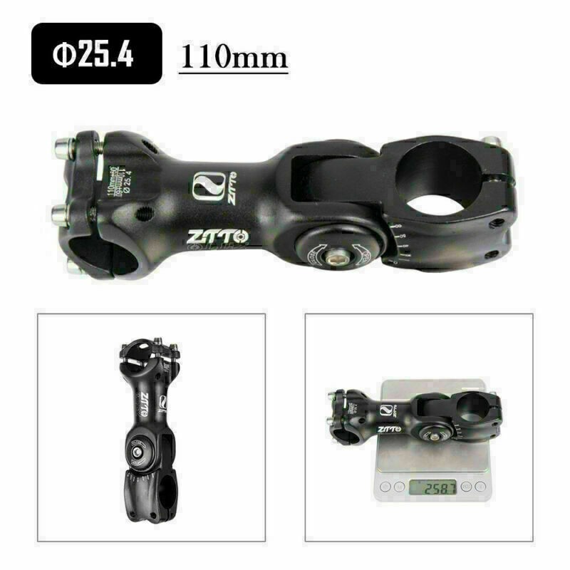 For ZTTO Adjustable Stem MTB Road Bike  Handlebar Stem 60° 31.8* 90/110/130mm