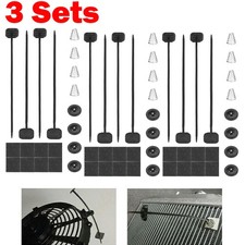3X Radiator Fan Fitting Kit for Slimline Rad Cooling Fan (Universal Spring Ties)