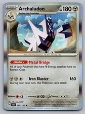 Archaludon (Non-Holo) 107/142 Rare Deck Exclusives Pokemon Near Mint