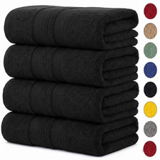 4x Large Jumbo Bath Sheets Towels Egyptian Cotton Super Soft Big Bath Towel