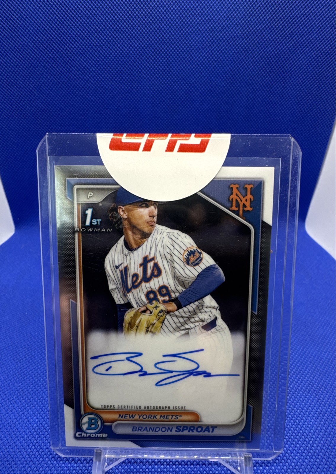2024 Bowman Chrome - Prospect Autographs Brandon Sproat #CPA-BS (AU, RC)