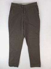 Royal Robbins Pants Womens 10 Olive Green Chino Classic Fit Tapered Leg Outdoor