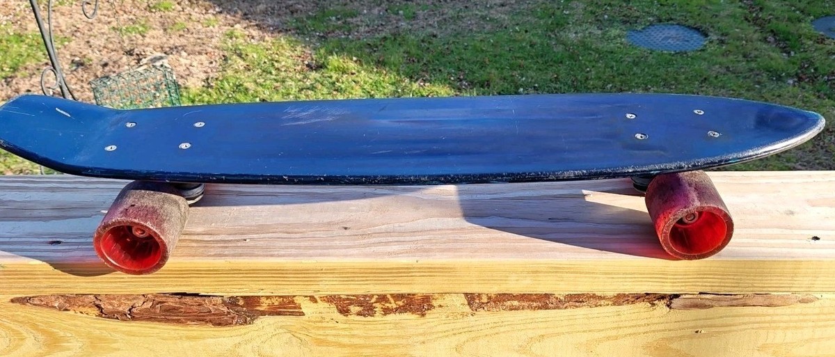 Vtg Nash Translucent Blue Acrylic Plastic Deck Skateboard 1970s
