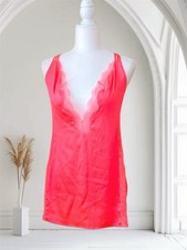Victoria's Secret Pink Chemise Slip L Adjustable Strap Backless Wireless