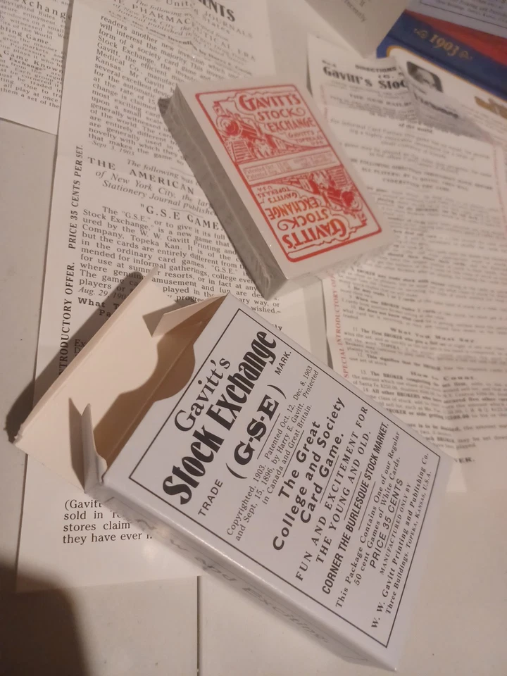 GAVITT'S STOCK EXCHANGE Card Game : Heirloom Games - Image 3 of 4