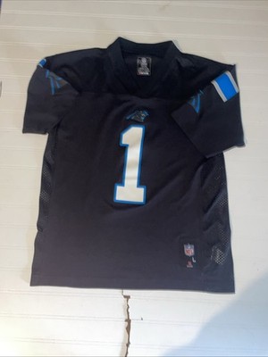 NFL Team Apparel Carolina Panthers Jersey Youth Size L  #1 Cam Newton - Unisex