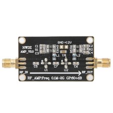 High Gain Low Noise RF Amplifier Module LNA 0.1M-2G 60dB for Signal Boosting