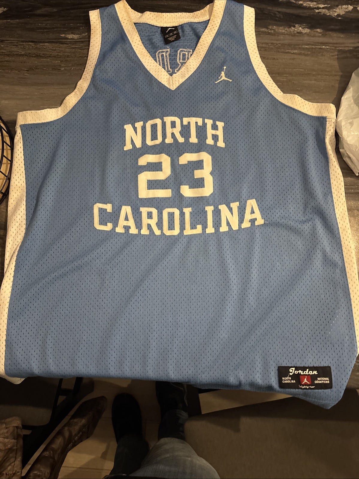 VTG Michael Jordan North Carolina Tar Heels Jersey '82 NCAA Champs Sz XXL