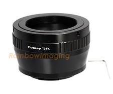 Adjustable T2 T Mount Lens to Fuji X Mount X-T1 X-T2 X-T3 X-T4 X-T50 XH1 Adapter
