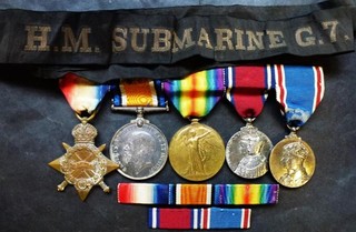 WW1 group of medals to Commander E.M.Loly Sub Mariner see details