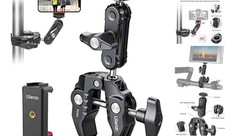 Super Clamp Camera Clamp Mount Monitor 360  Ballhead Magic Arm Phone Mount Kit
