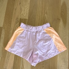 Athleta Girl Mesh Girls Athletic Shorts Light Pink Peach L/12