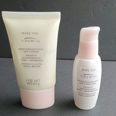 Mary Kay Timewise Microdermabrasion Set Step 1 Refine & Step 2 Replenish
