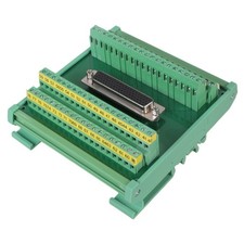 Plugs and Play DB9 to DB78 Rail Terminal for Serial Interfaces Gold Plate Pin