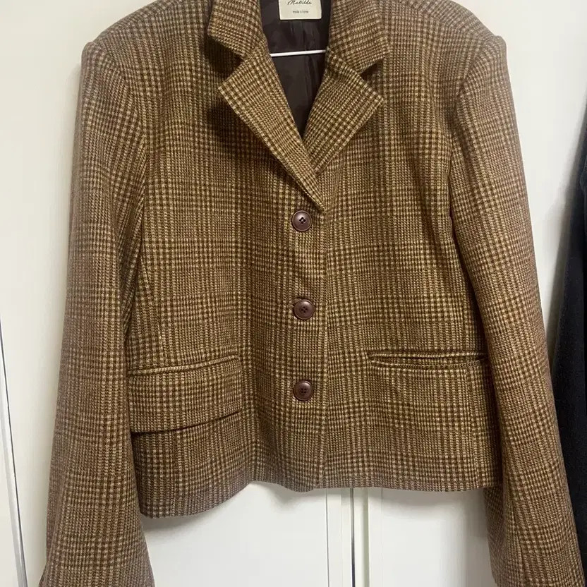 Checked Pattern Jacket - Used - image 1