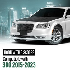 Cubierta De Espejo Lateral Cromada Para Chrysler 300 Y 300C 2011-2020 – Mitad Superior – Estilo Americano