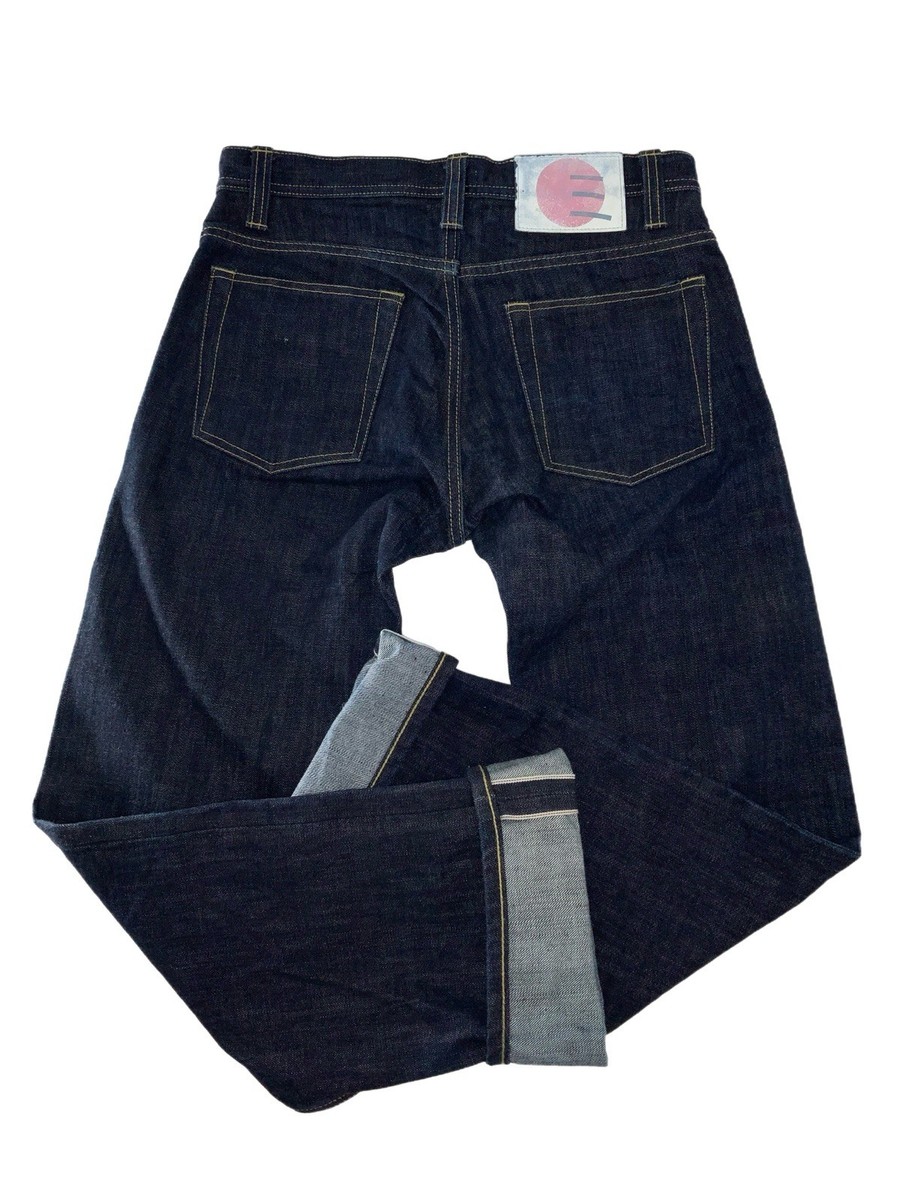Academi Love Japan Redline Selvedge Jeans 31x33 Dark Button Fly