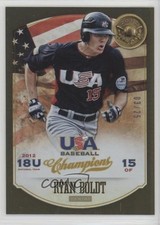 2013 USA Baseball Champions Certified Gold Medal Winners 3/25 Ryan Boldt #1 0b5