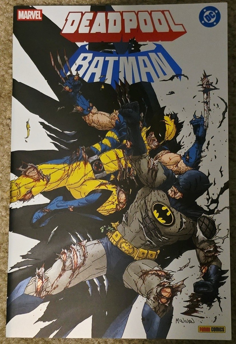 2025 Deadpool Batman 1 NM MX FOIL Panini Variant 1:25 Steve