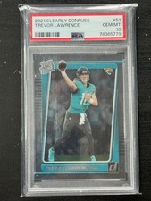 2021 Panini Clearly Donruss TREVOR LAWRENCE Rookie PSA 10 Gem Mint #51