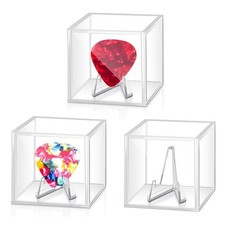 Clear Acrylic Storage Box Home Office Display Case Perfect for Rings Storaging