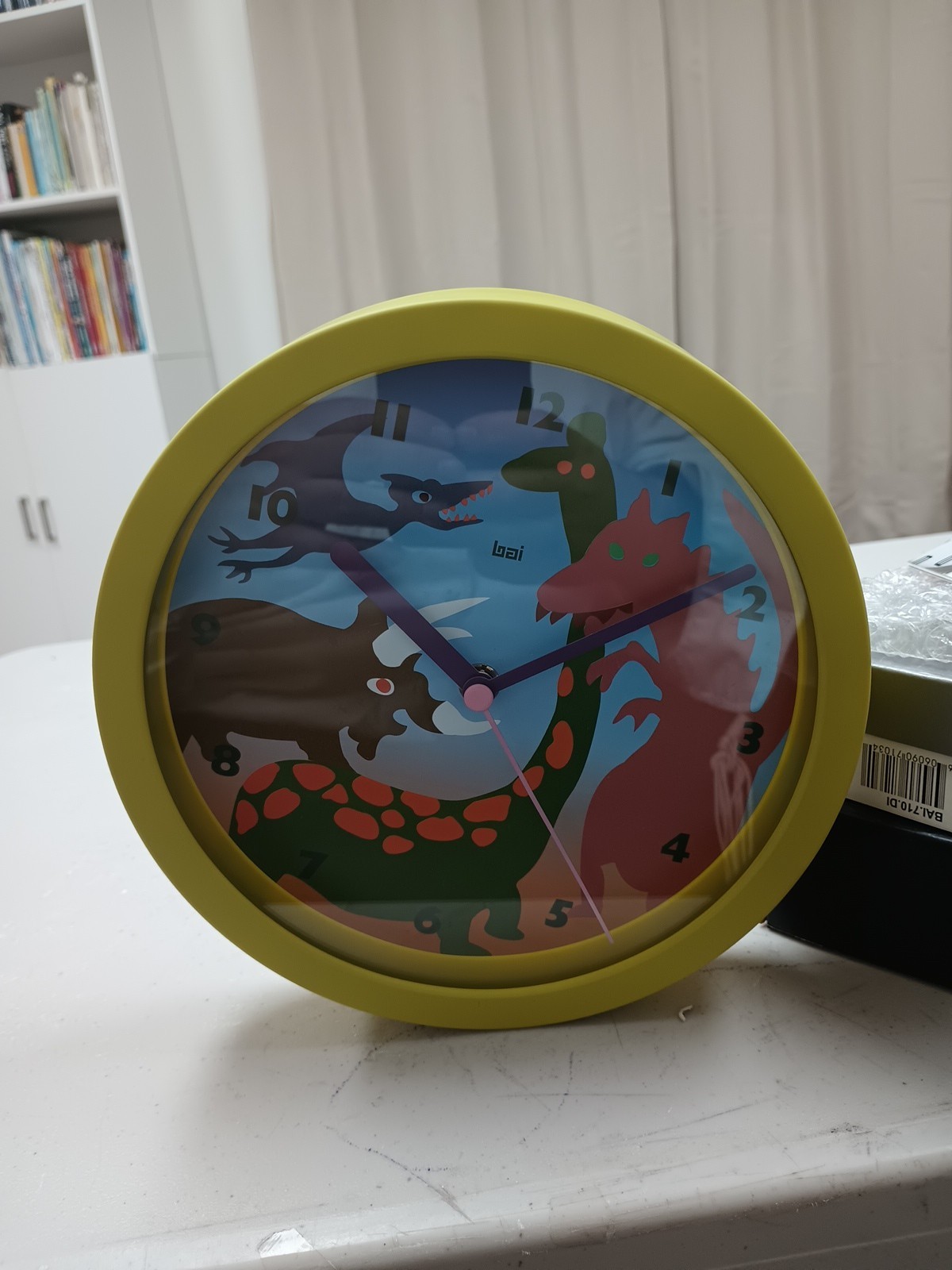 Bai Wall Clock Children's Dinosaur