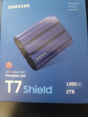 Samsung T7 Shield 2TB, USB 3.2, 2.5'' External SSD - Blue (MU-PE2T0R/AM)