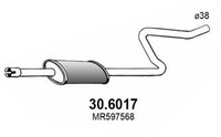 Asso MittelschalldäMpfer FüR Mitsubishi Colt Vi