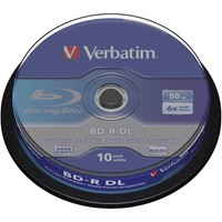 Verbatim 43746 Blu-Ray BD-R Dl Rohling 50 Gb 10 St. Spindel