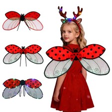 Kids Insect Cosplay Wings Performance Dress Up Wing Carnival Butterfly Wings