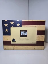 Fetco Warren Kimble USA Flag Patriotic Photo Album Book 6"x4"