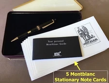 NOS Montblanc Meisterstuck Legrand Ballpoint 161 Nostalgia Boxed Gift Set, c1991