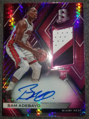 2017-18 Panini Spectra Bam Adebayo RPA Rookie Patch Auto RC /25 