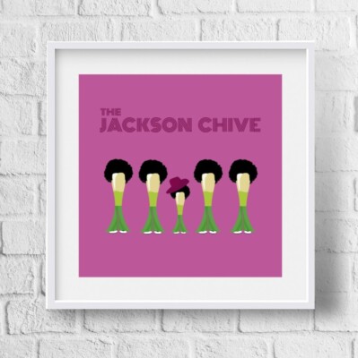 The Jackson Five Parodie Kunst - Jackson Chive (100er Bands verfügbar) Michael