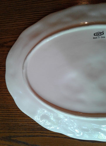 Large INT Cornucopia Ceramic Serving/Turkey Platter - 18 x 13 - Picture 5 of 7