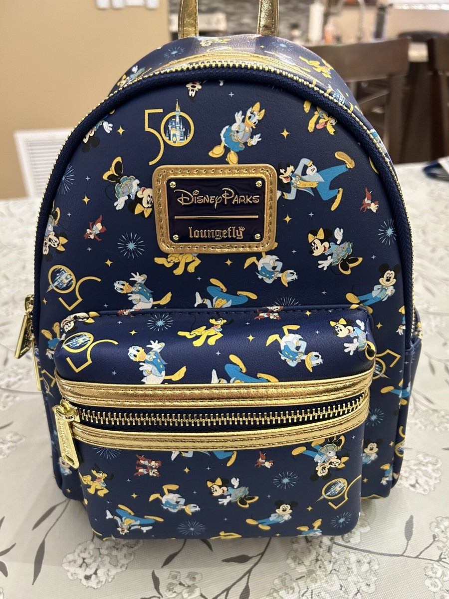 50th Anniversary Disney loungefly backpack rarely used Loungefly Disney 50th Anniversary White Castle Mini Backpack  main image 2