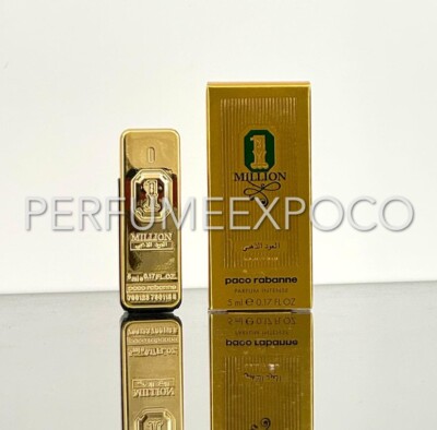 Paco Rabanne 1 MILLION GOLDEN OUD Men Parfum Intense 5ml Splash MINI Size (C17