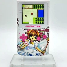 Nintendo Game Boy Color GBC Backlit IPS Mod Console System Cardcaptor Sakura