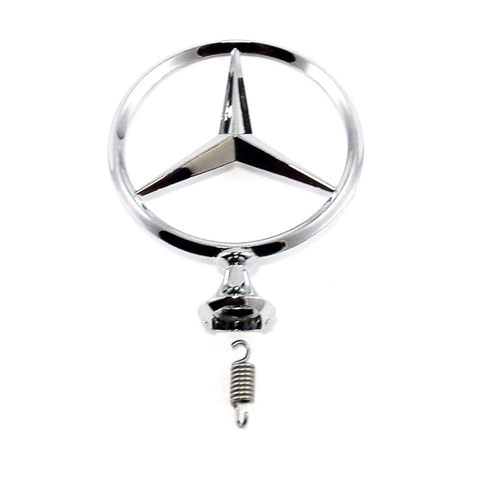 New OE Radiator Hood Grille Shell Chrome Stand Up Star Kit 1956-67 Mercedes Benz - Image 2 of 3