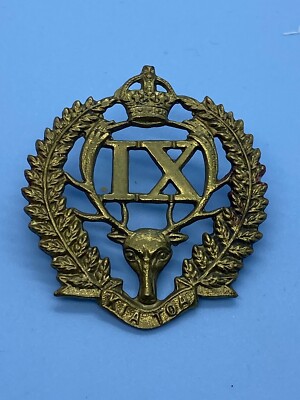 Original Neuseeland 9th Gummistiefel East Coast Gewehre Regiment Kappe Abzeichen