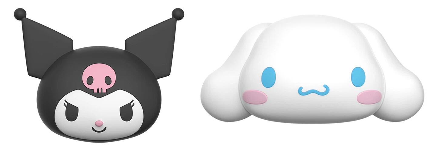 ◆SLBS◆ Kuromi Galaxy Buds Cover with Bead Strap 8800240233 SLBS SANRIO Kuromi & Cinnamoroll Galaxy Buds Case Cover with