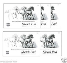 12 x 18 inches 20 Sheets premium Quality Sketch Book Paper Pad Set of 5