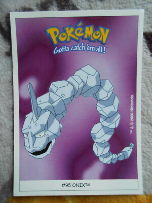 ONIX #95 - DUNKIN BOOMER 2000 - POKEMON KARTE - SEHR GUTER ZUSTAND
