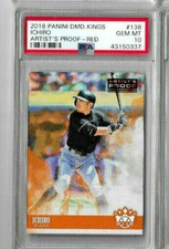 2018 Panini Diamond Kings Ichiro Artist's Proof - Red PSA 10
